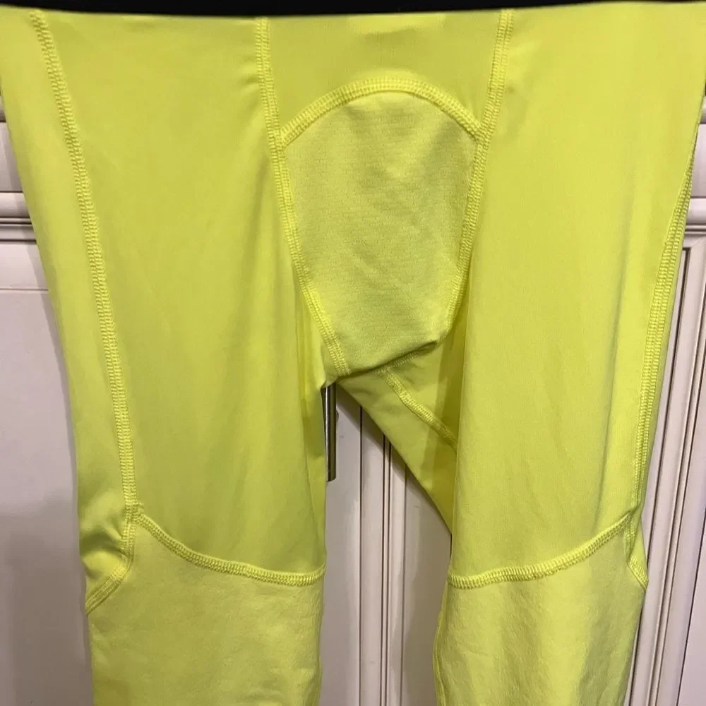 Nike Pro Dri-Fit Youth Yellow Training Pants Youth Size M